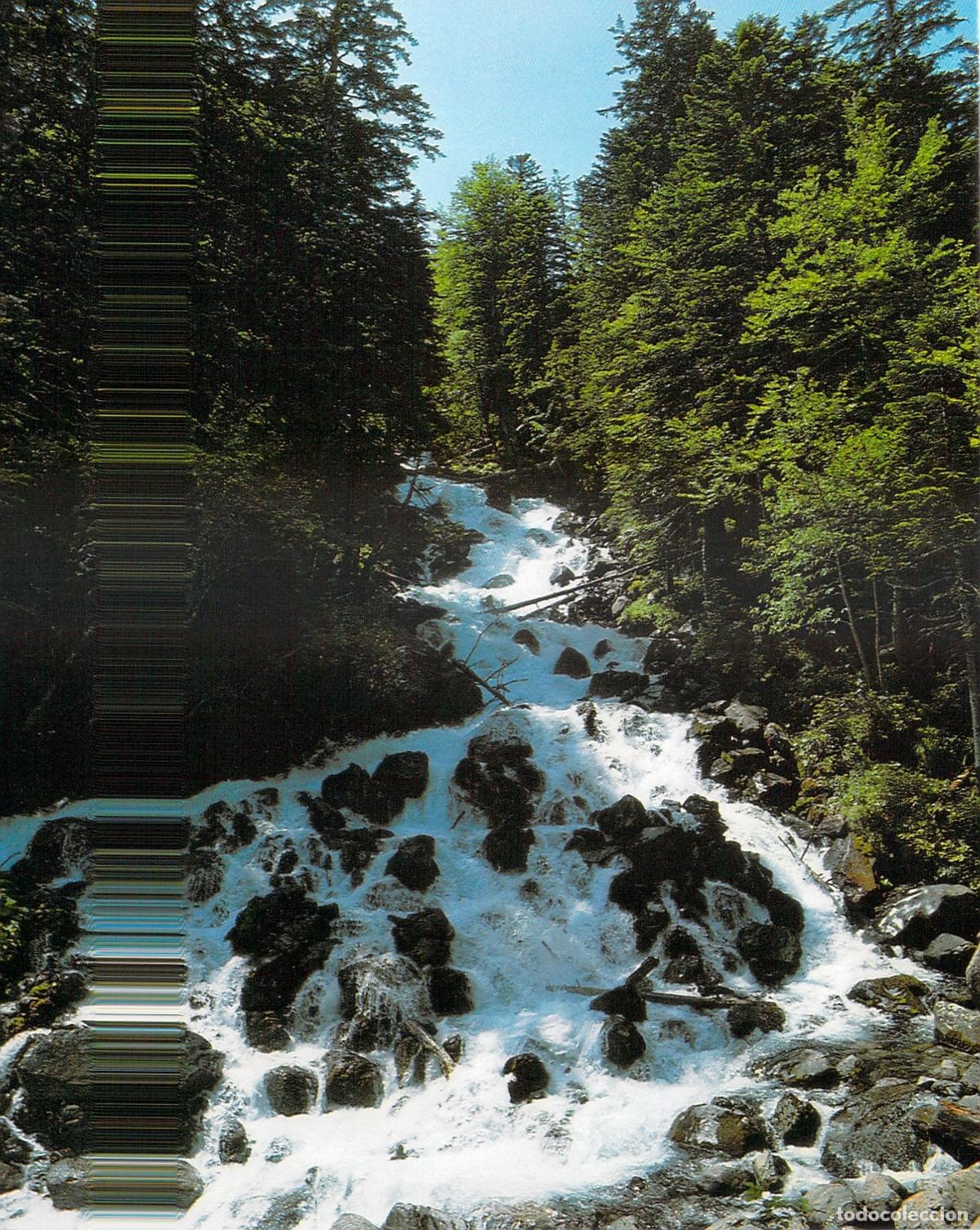 Postales: Postal Uelhs deth Joeu, Cascada en el Valle de Ar&aacute;n, Lleida - Foto 1