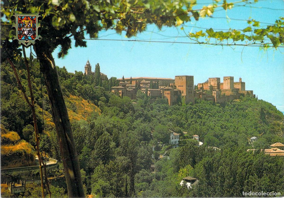 Postales: Postal de la Alhambra de Granada, Panor&aacute;mica General de Zerkowitz - Foto 1