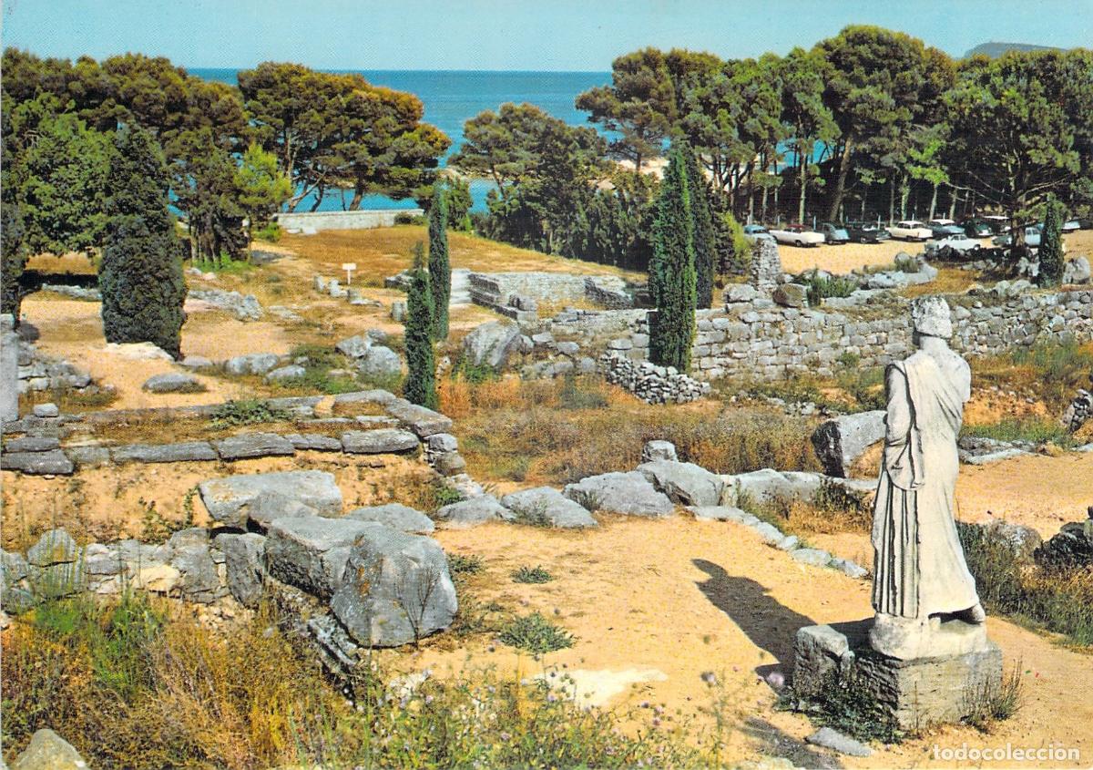 Postales: Postal de las Ruinas de Ampurias en la Costa Brava - Foto 1