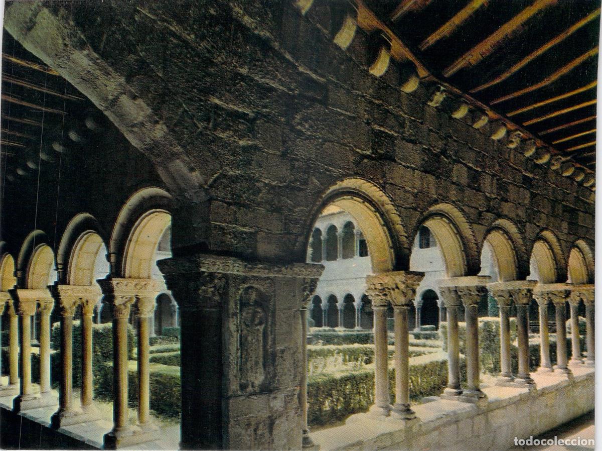 Postales: Postal de los Claustros del Monasterio de Ripoll, Gerona - Foto 1