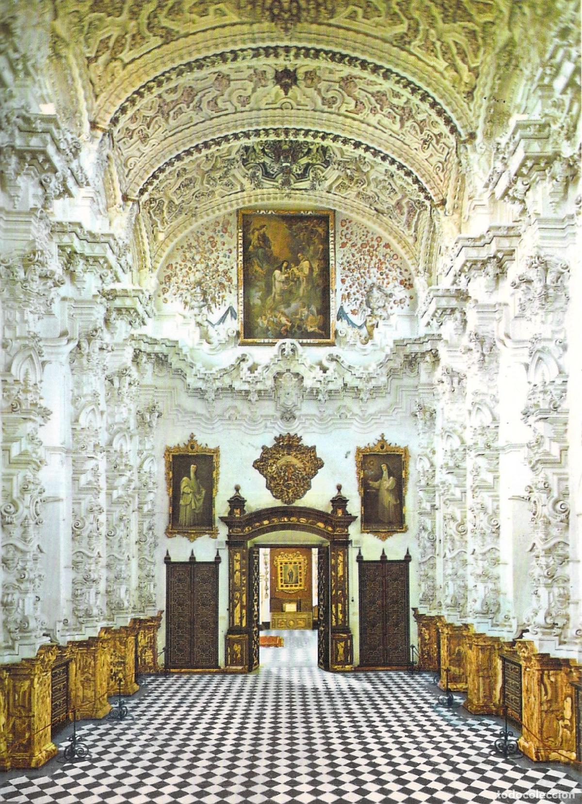 Postales: Postal de Granada: Sacrist&iacute;a del Monasterio de la Cartuja