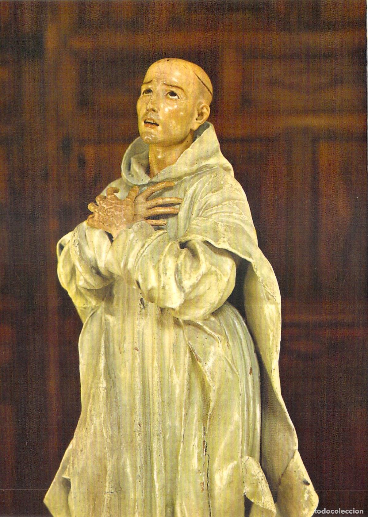 Postales: Postal de la Escultura de San Bruno en La Cartuja, Granada