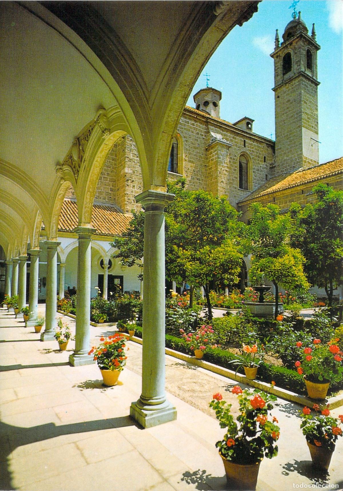 Postales: Postal de Granada, Claustro de la Cartuja con Jardines