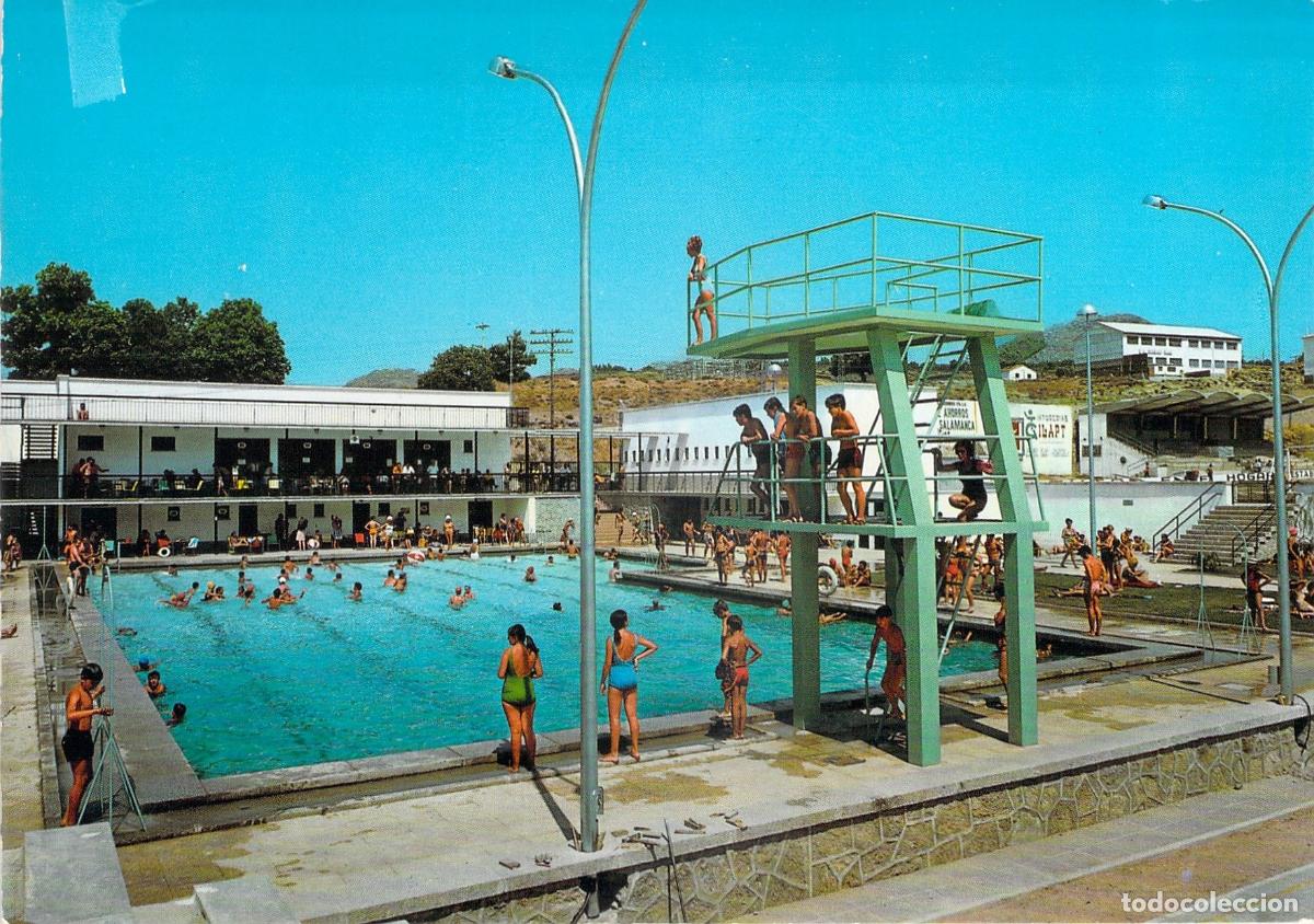 Postales: Postal de la Piscina Municipal en B&eacute;jar, Salamanca