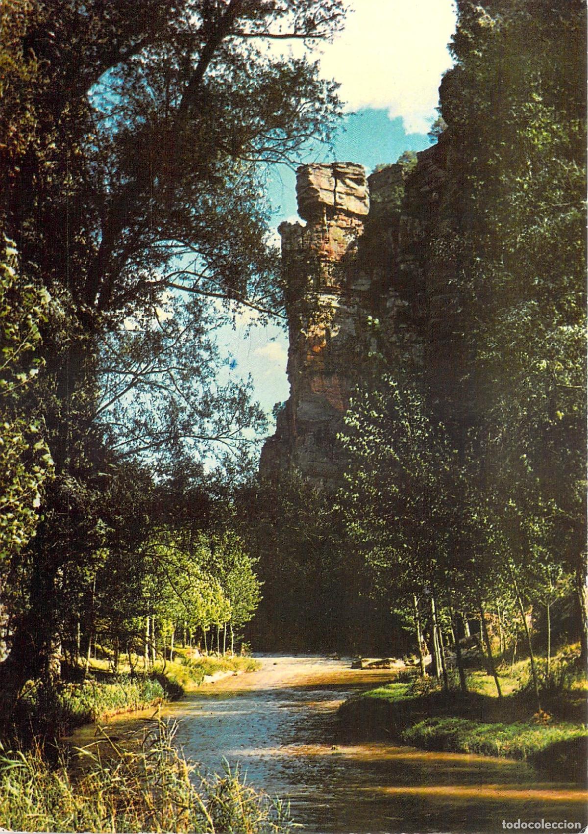 Postales: Postal de Molina de Arag&oacute;n, Barranco de la Hoz y Piedra del Agua
