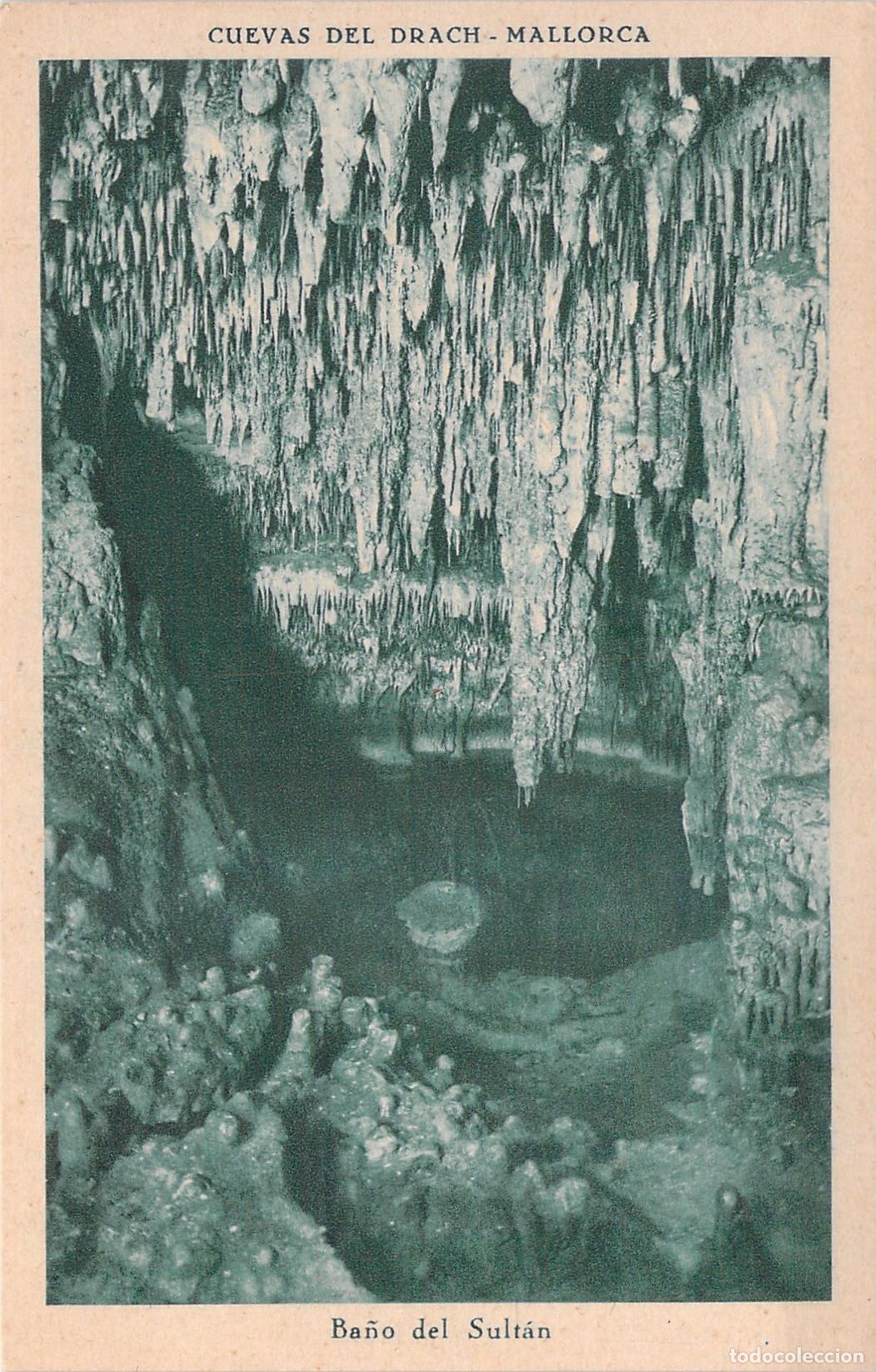 Postales: Postal de las Cuevas del Drach, Ba&ntilde;o del Sult&aacute;n, Mallorca - Foto 1
