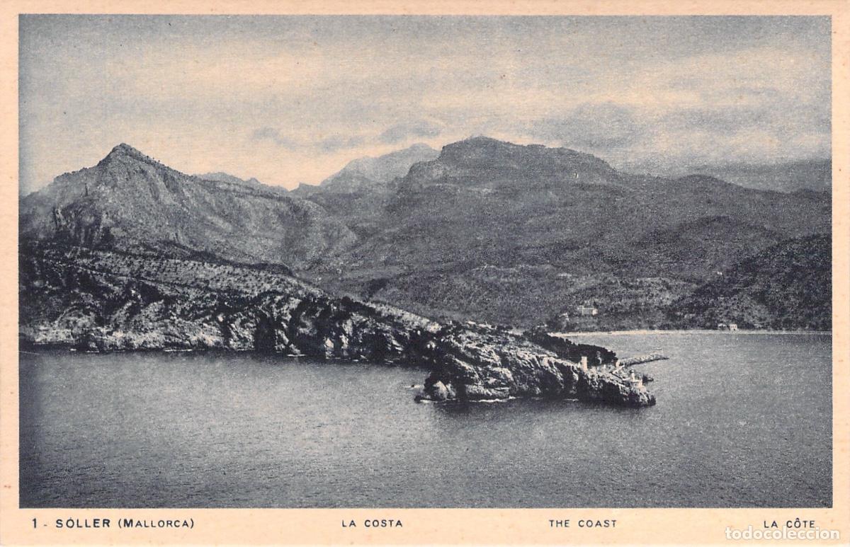 Postales: Postal de la Costa de S&oacute;ller en Mallorca - Foto 1