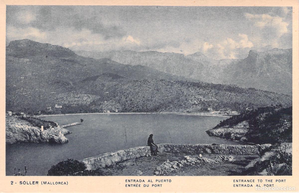 Postales: Tarjeta Postal de la Entrada al Puerto de S&oacute;ller, Mallorca - Foto 1