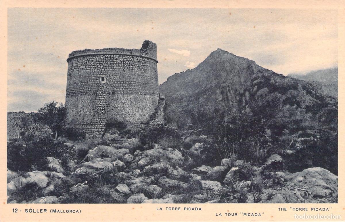 Postales: Postal de la Torre Picada en S&oacute;ller, Mallorca - Foto 1