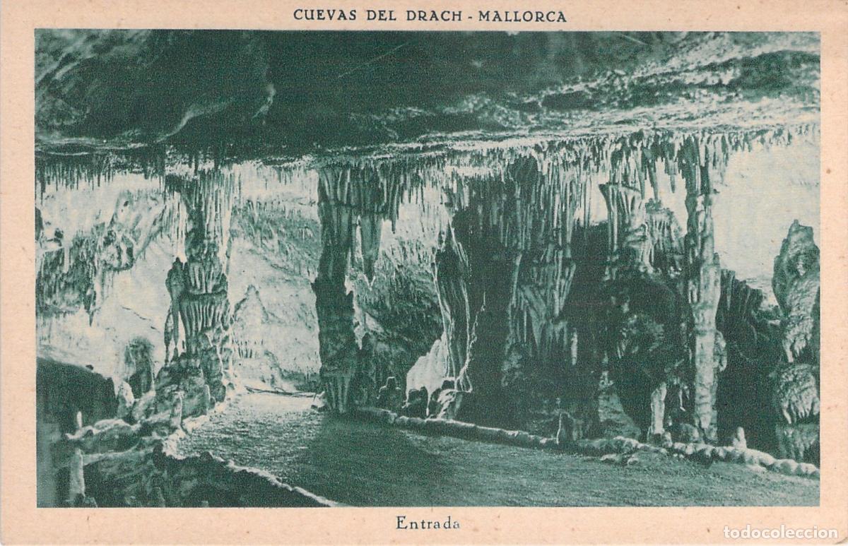 Postales: Postal Cuevas del Drach Mallorca Baleares Entrada - Foto 1