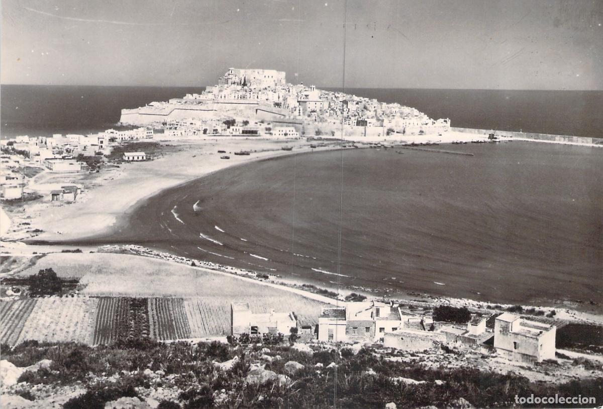 Postales: Postal de Pe&ntilde;&iacute;scola: Vista General del Castillo y la Costa