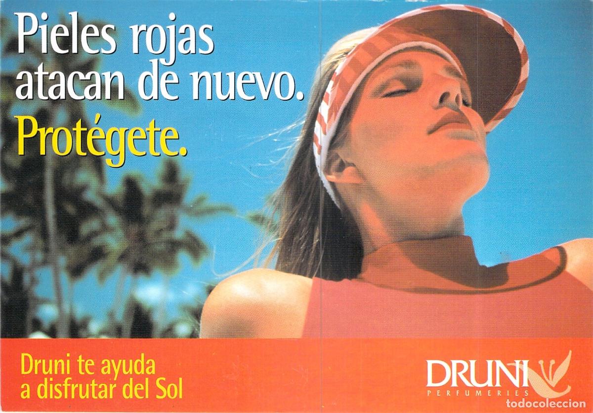 Postales: Postal Publicitaria Druni Perfumer&iacute;as Protectores Solares