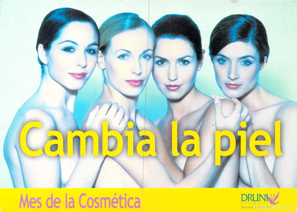 Postales: Postal Publicitaria Perfumer&iacute;as Druni Mes de la Cosm&eacute;tica