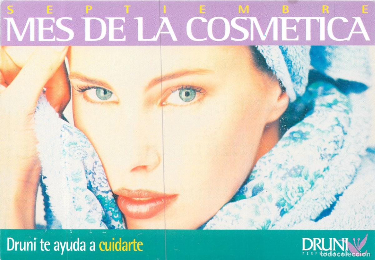 Postales: Postal Publicitaria de Perfumer&iacute;as Druni Mes de la Cosm&eacute;tica