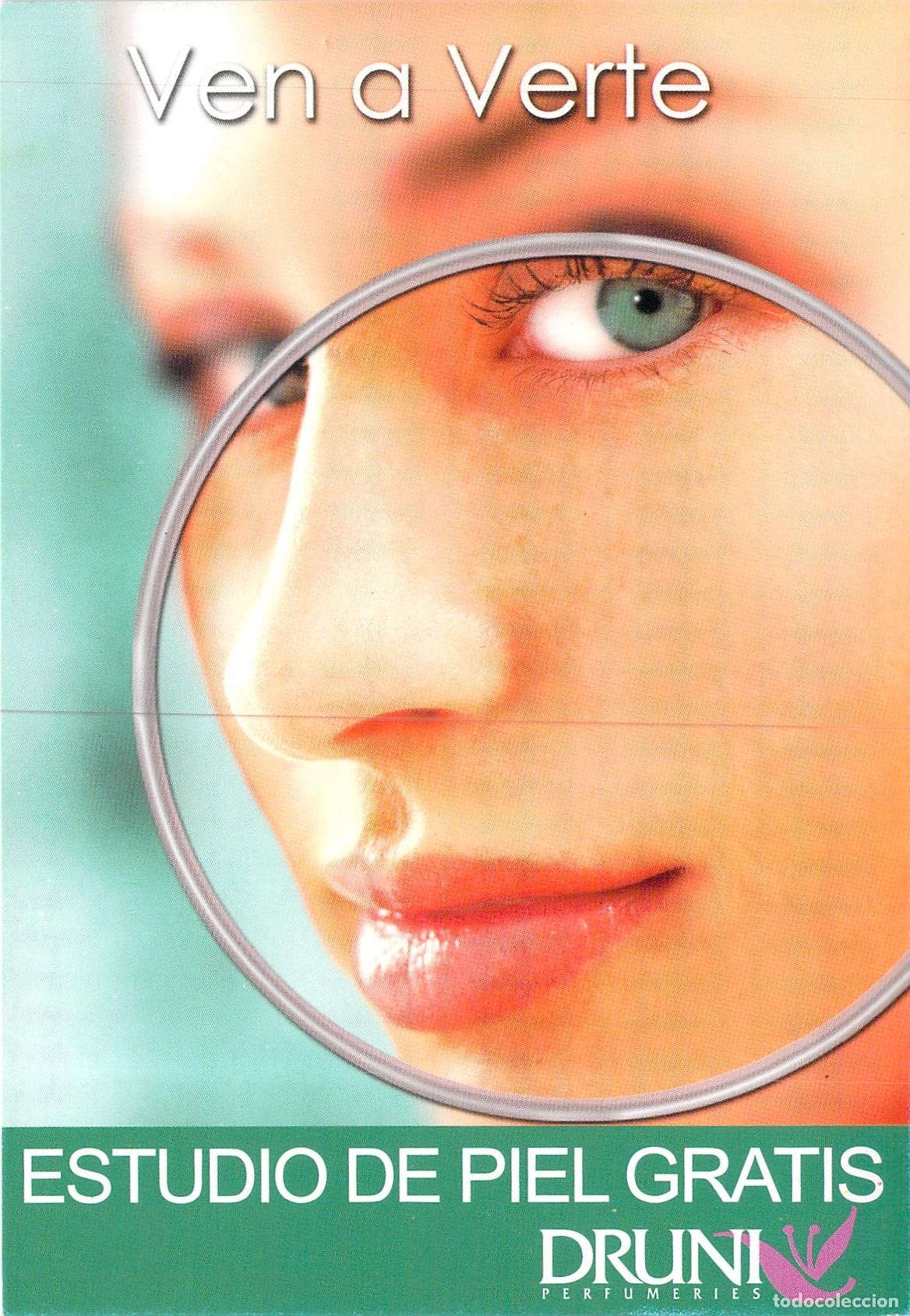 Postales: Postal Publicitaria Druni Perfumeries Estudio de Piel Gratis