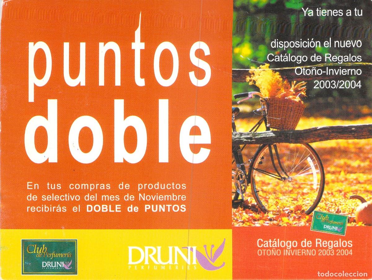 Postales: Postal Publicitaria Druni Perfumer&iacute;as Promoci&oacute;n Puntos Dobles
