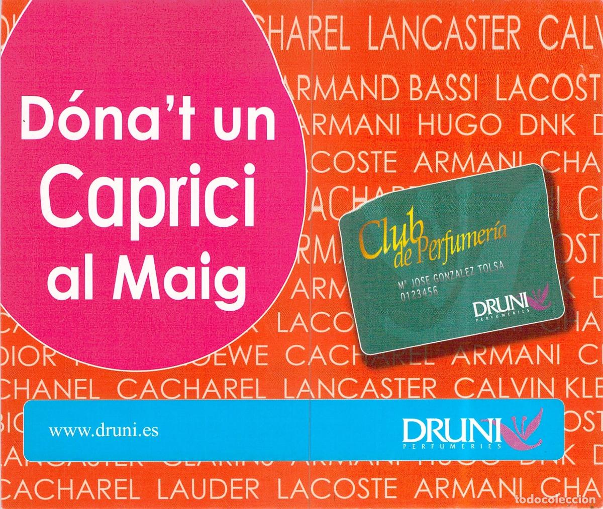 Postkarten: Postal Publicitaria Perfumer&iacute;as Druni Club de Perfumer&iacute;a Cup&oacute;n 5 Euros