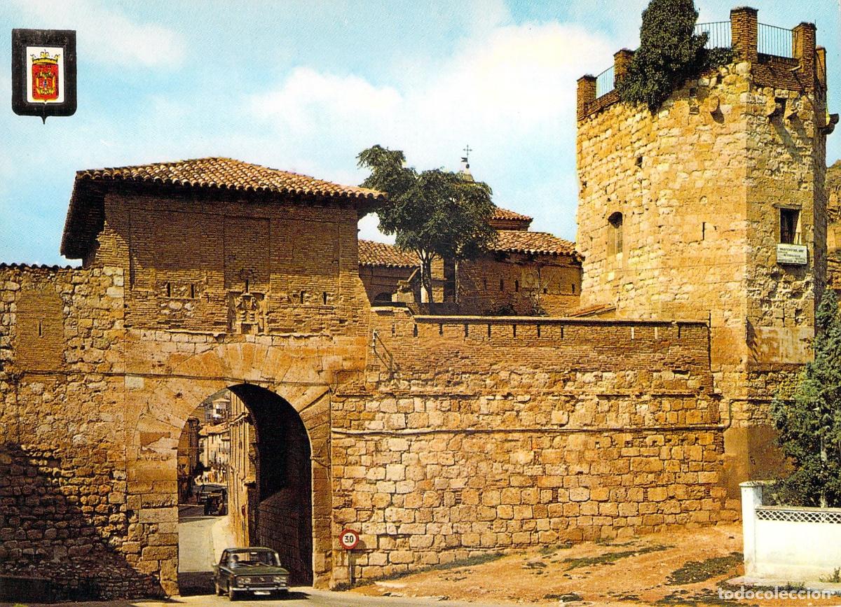 Postales: Postal de la Puerta Alta en Daroca, Zaragoza - Foto 1