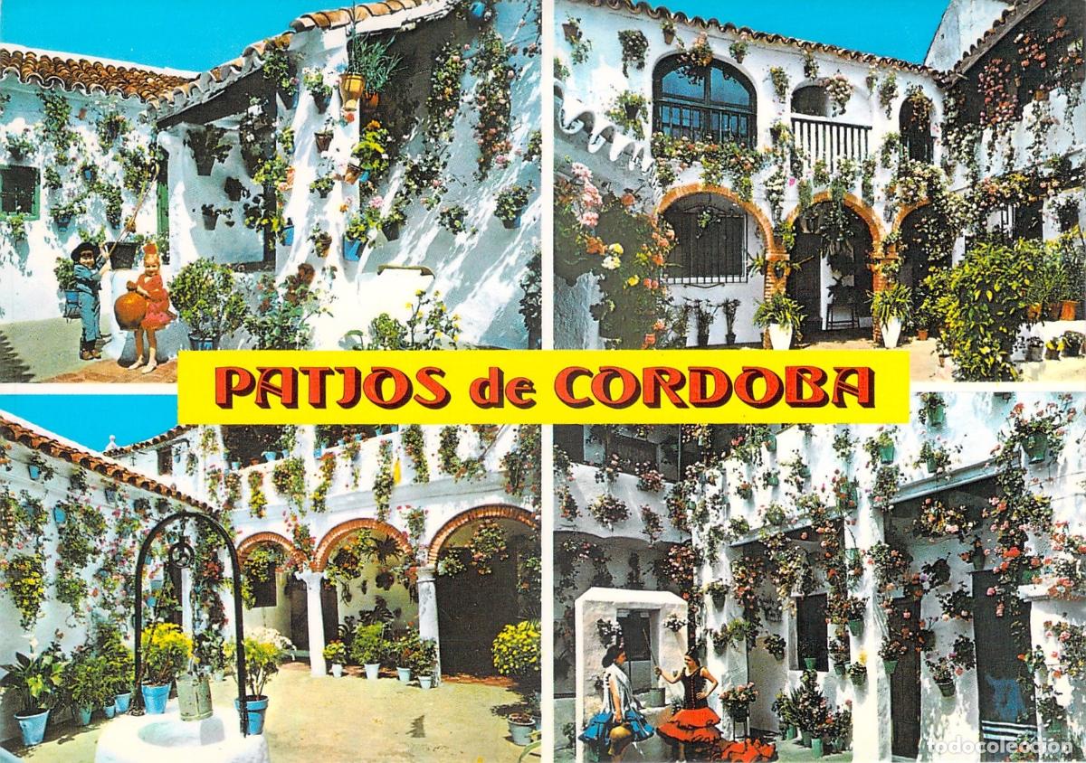 Postales: Postal de los Patios T&iacute;picos de C&oacute;rdoba, Andaluc&iacute;a