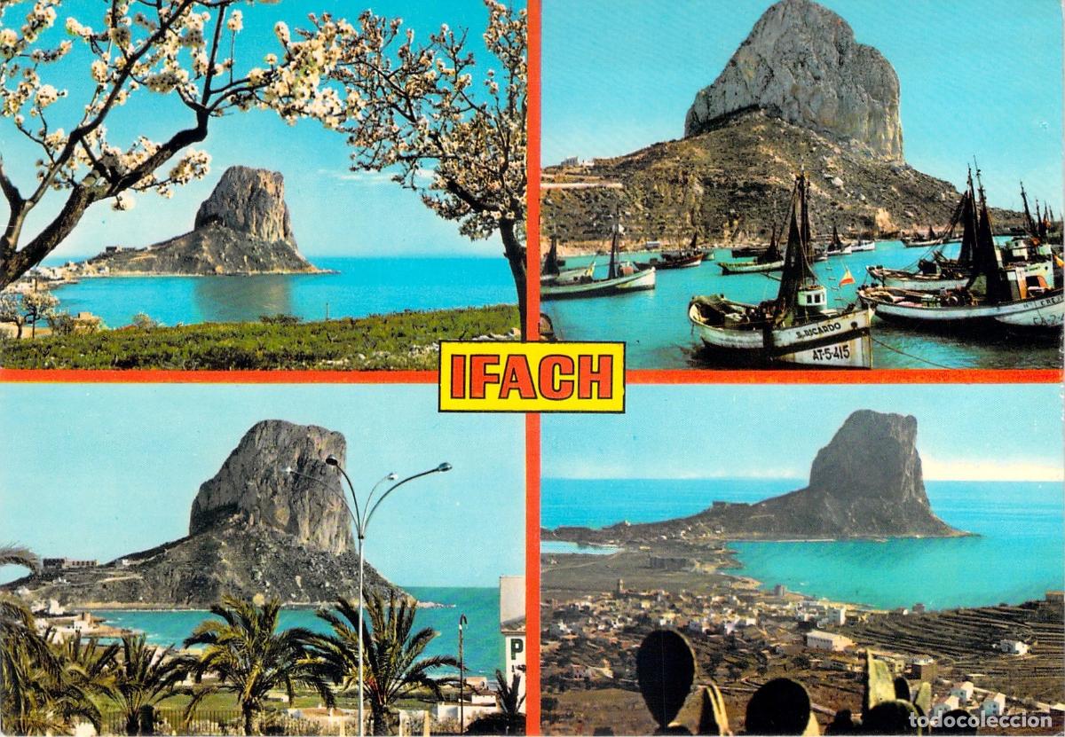 Postales: Postal de Calpe, Pe&ntilde;&oacute;n de Ifach y Vistas de la Costa Blanca, Alicante