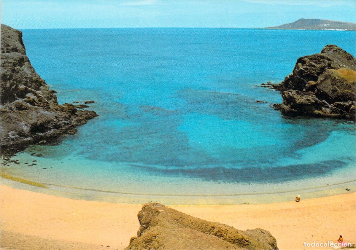 Postales: Postal Playa del Papagayo, Lanzarote, Islas Canarias