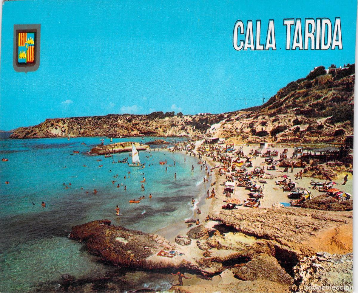 Postales: Postal de Cala Tarida en San Jos&eacute;, Ibiza, Isla Blanca