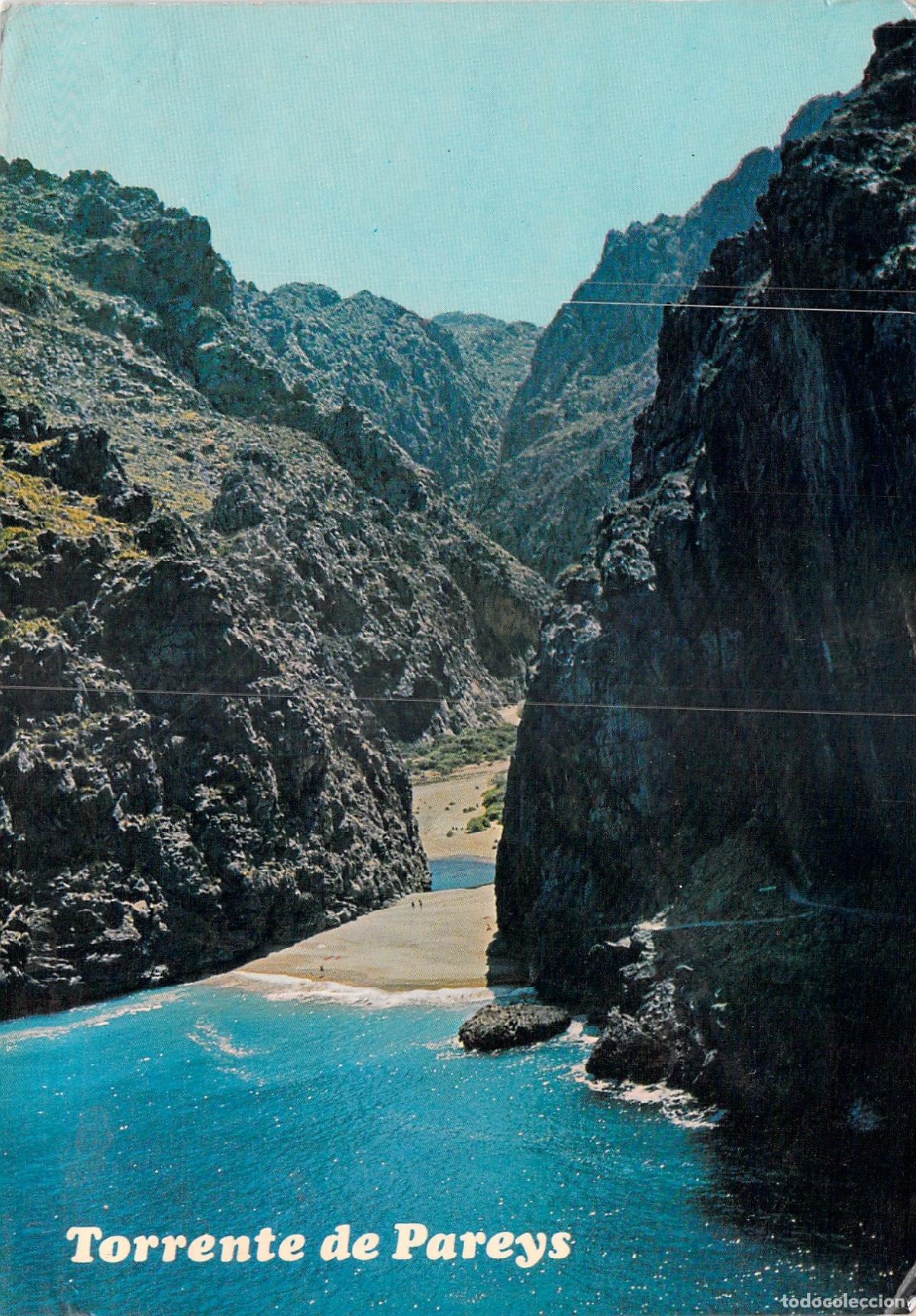Postales: Postal Mallorca La Calobra Desembocadura del Torrente de Pareys Vista A&eacute;rea