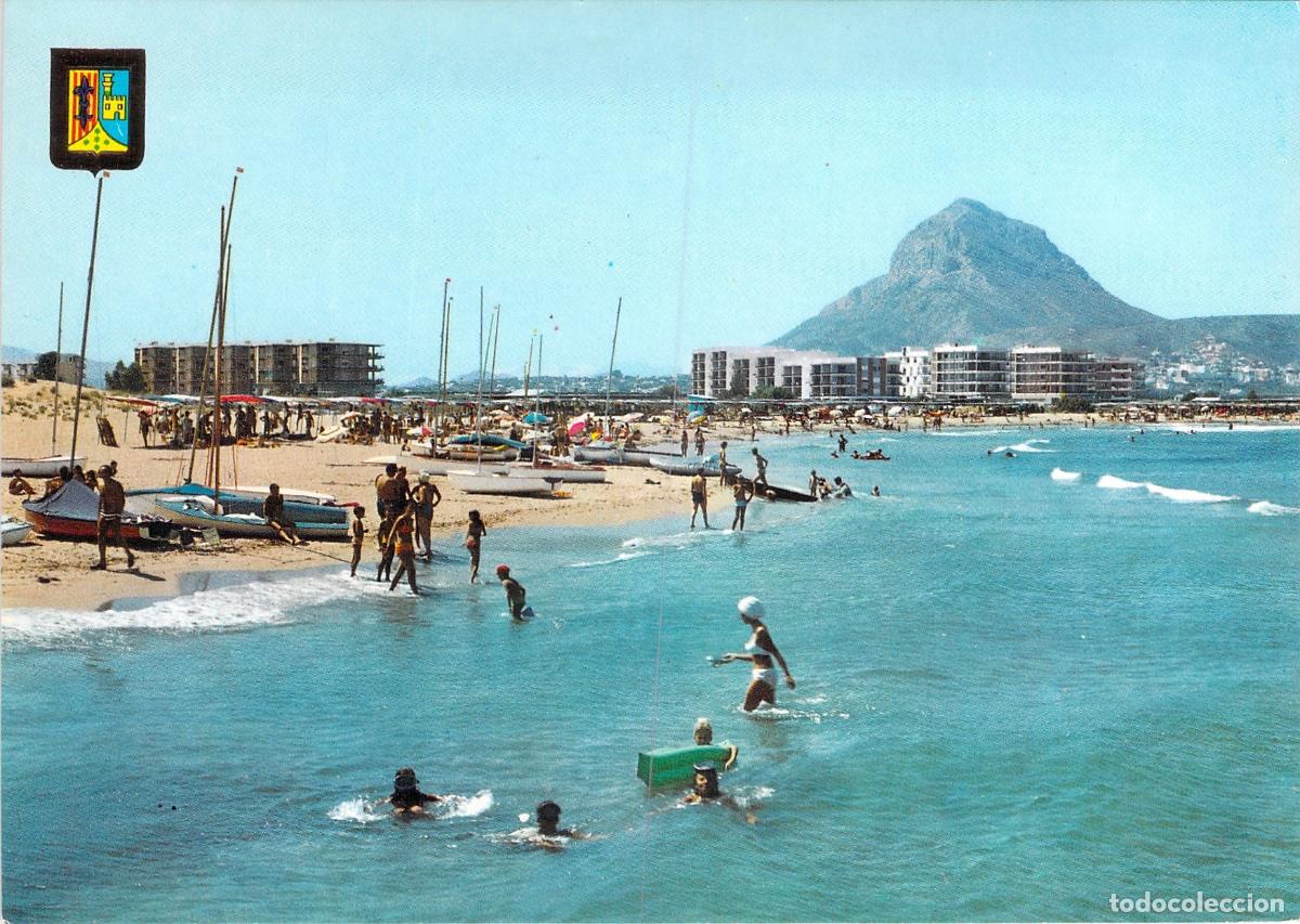 Postales: Postal Playa del Arenal en Javea, Alicante - Escudo de Oro