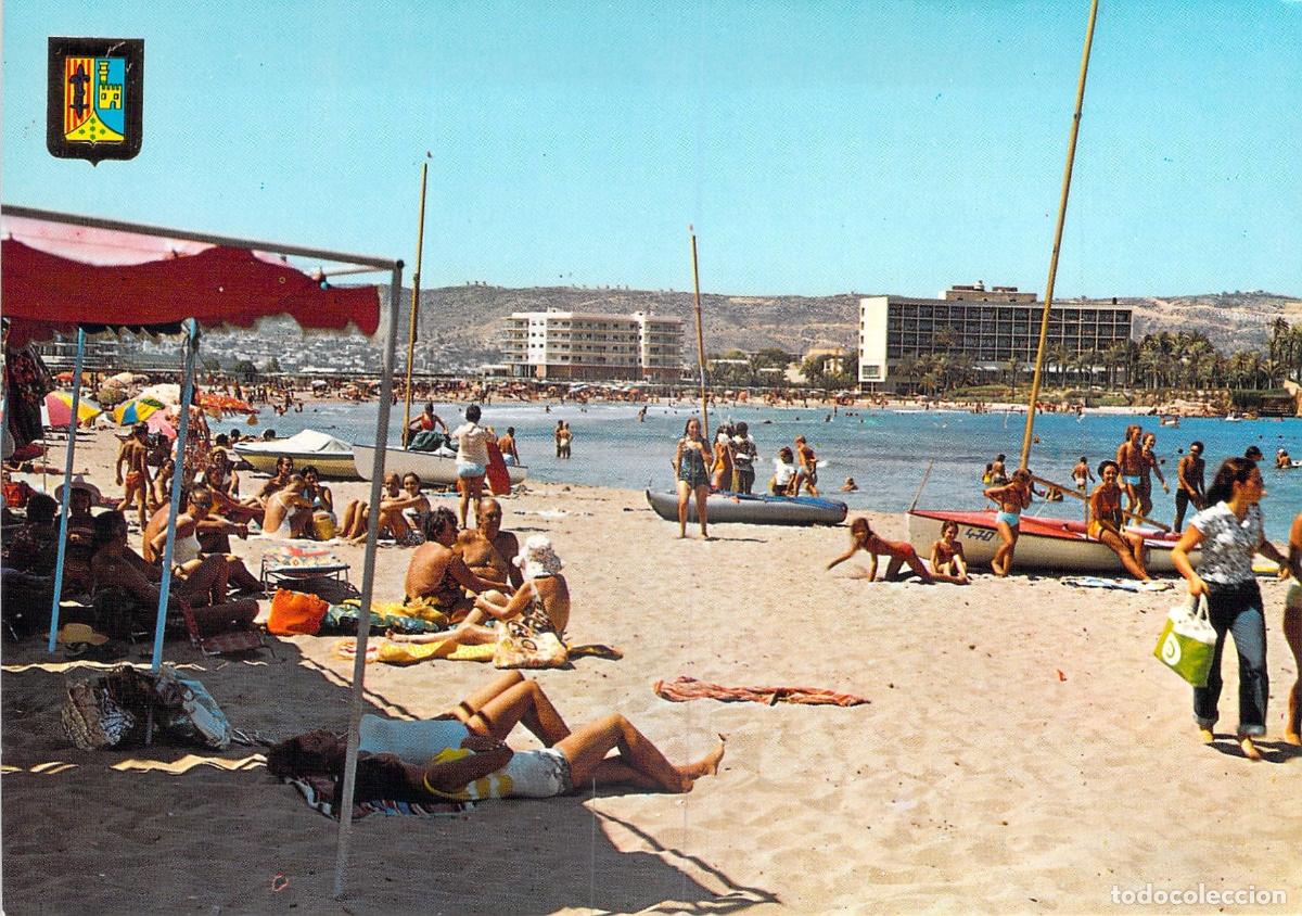 Postales: Postal de la Playa Arenal en Javea, Alicante - Escudo de Oro