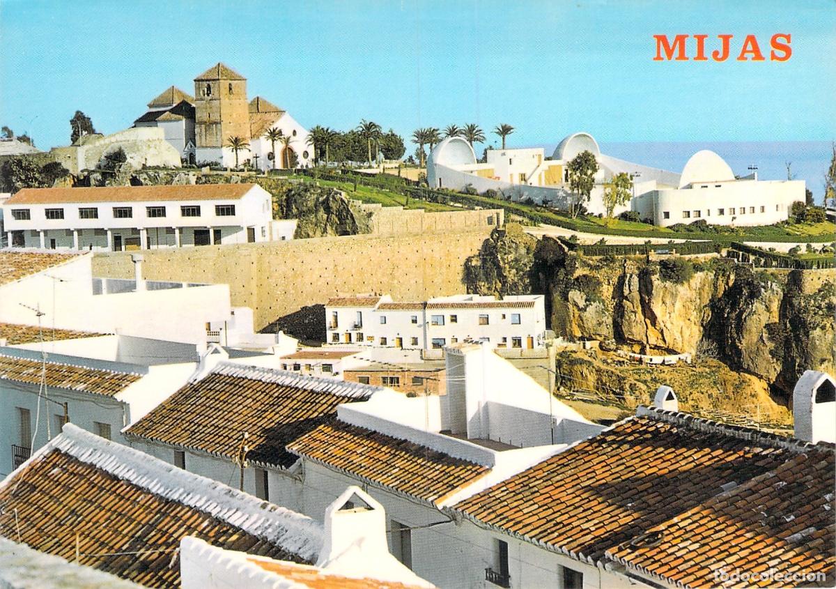Postales: Postal de Mijas, M&aacute;laga - Vista Parcial del Pueblo Blanco