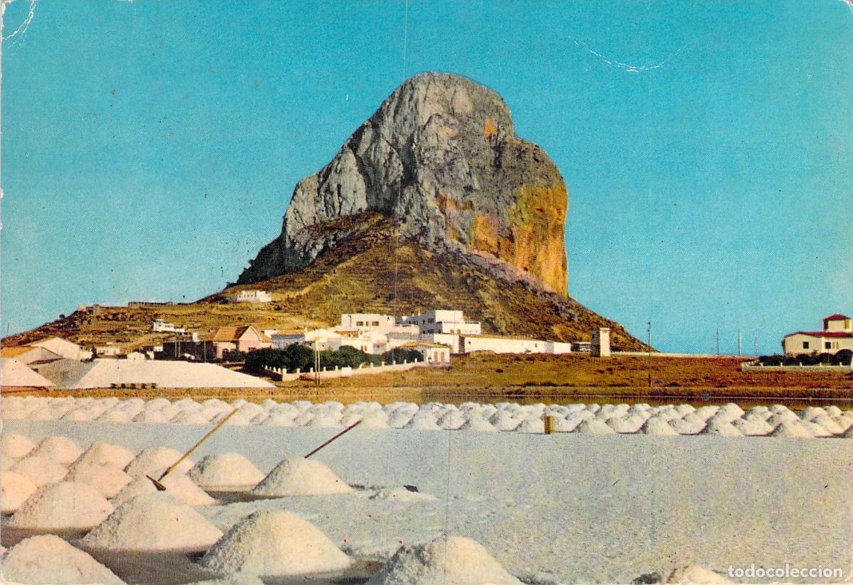 Postales: Postal de Calpe, Pe&ntilde;&oacute;n de Ifach y Salinas, Alicante