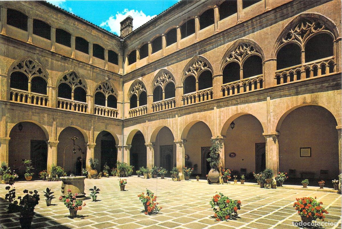 Postales: Postal Monasterio de Guadalupe, Claustro G&oacute;tico, C&aacute;ceres