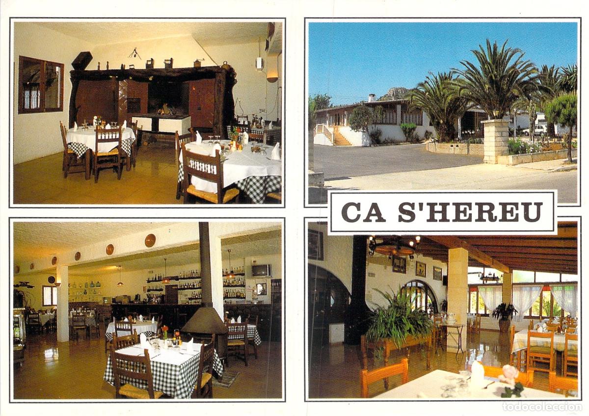 Postales: Postal Restaurante Ca S'Hereu Son Servera Mallorca