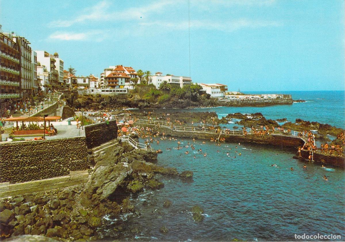 Postales: Postal de Puerto de la Cruz y Piscinas Naturales, Tenerife