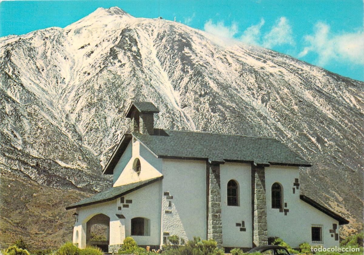Postales: Postal de la Hermita en el Monte Teide, Tenerife, Islas Canarias - Foto 1