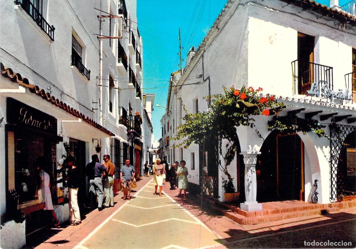 Postales: Postal de Calle T&iacute;pica en Marbella, Costa del Sol - Foto 1