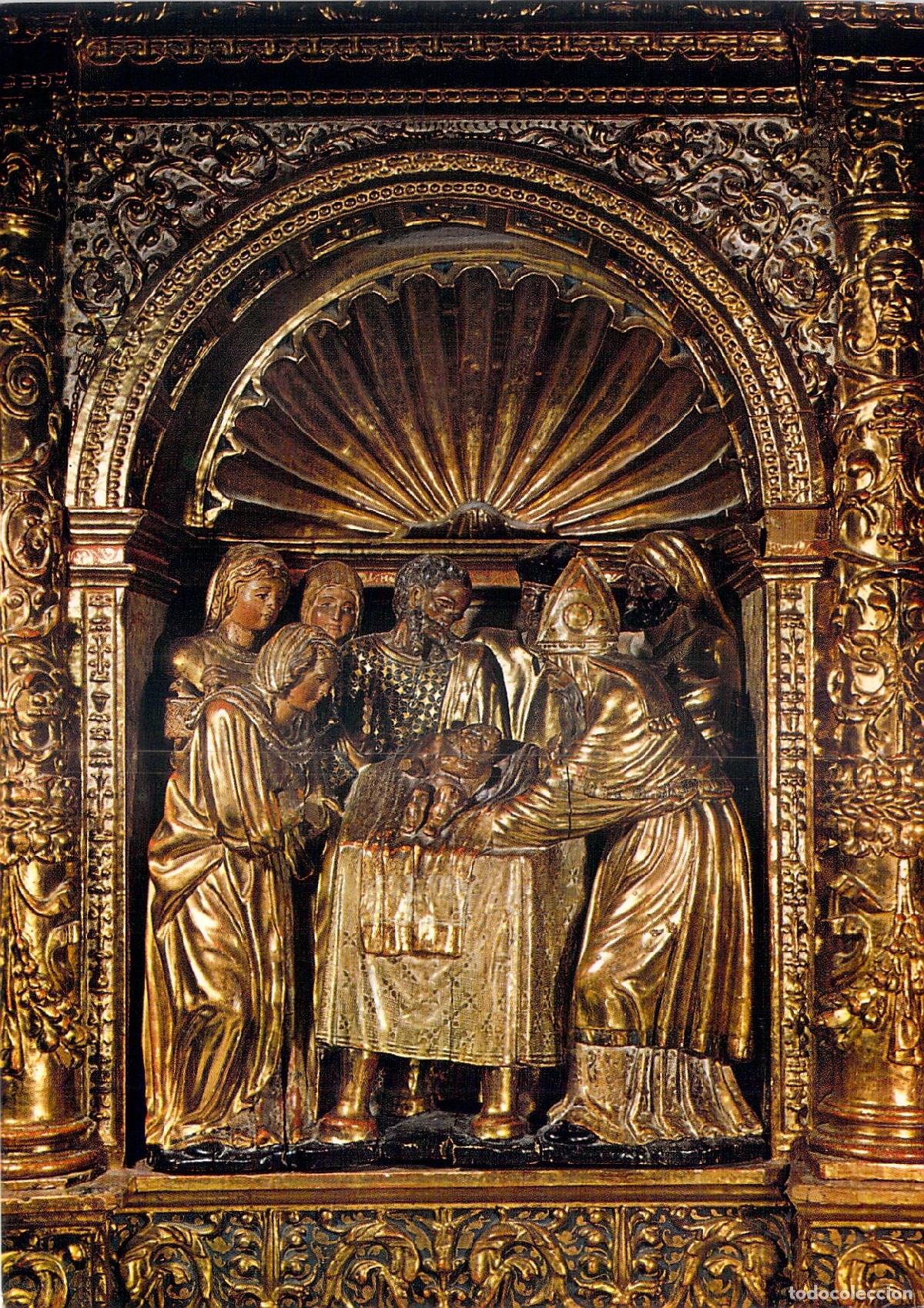 Postales: Postal Catedral de Tarazona Detalle Retablo de Moreto Ni&ntilde;o Jes&uacute;s