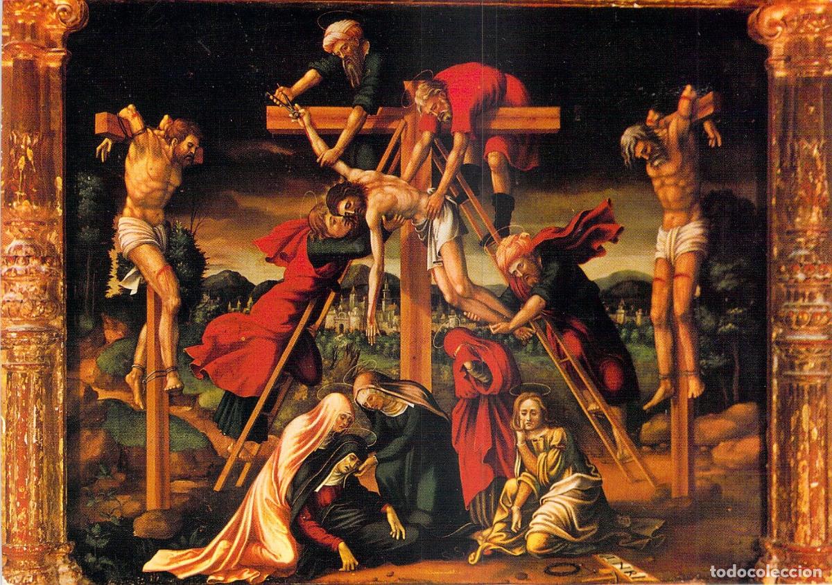 Postales: Postal Catedral de Tarazona El Descendimiento Pintura Religiosa