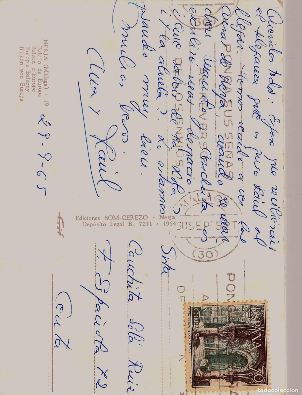 Postales: Postal del Balc&oacute;n de Europa en Nerja, M&aacute;laga - Foto 2