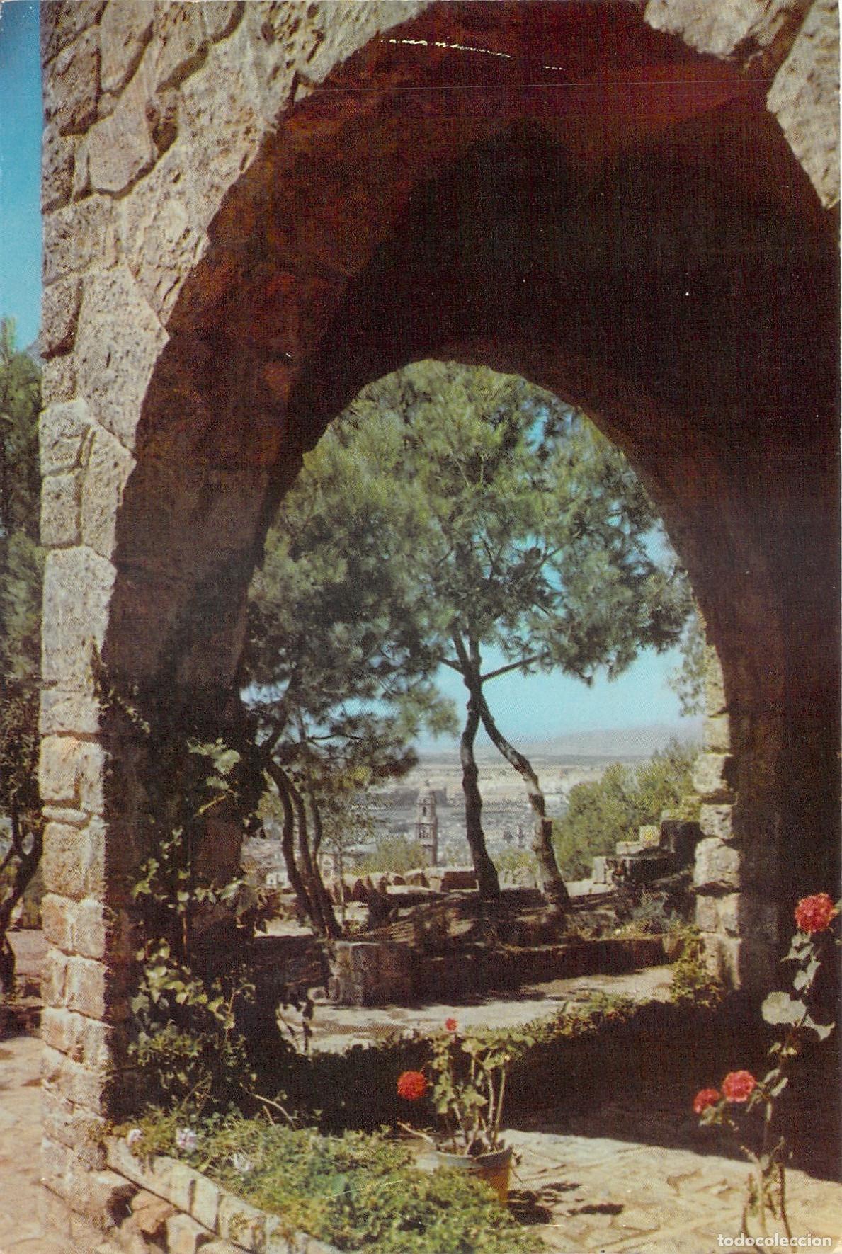 Postales: Postal de la Vista Parcial de Gibralfaro en M&aacute;laga