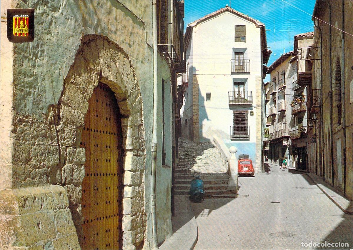 Postales: Postal de la Calle de El Pilar en Morella, Castell&oacute;n