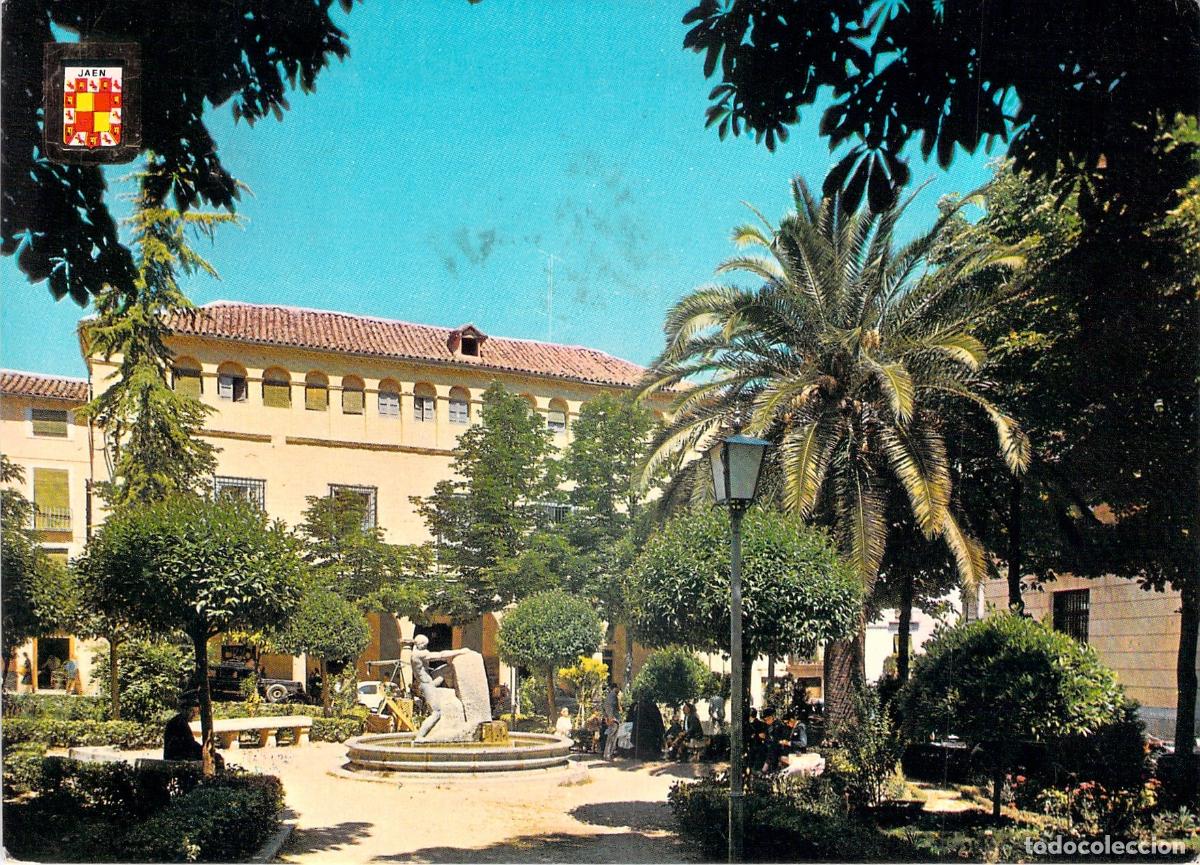 Postales: Postal de la Plaza del De&aacute;n Mazas en Ja&eacute;n