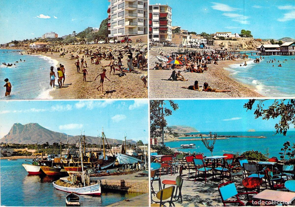 Postales: Postal Multivista de Villajoyosa Alicante Playa y Puerto