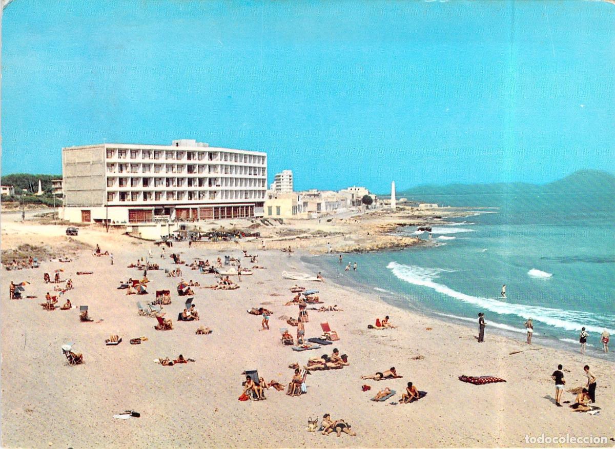 Postales: Postal de la Playa de Ca'n Picafort, Mallorca
