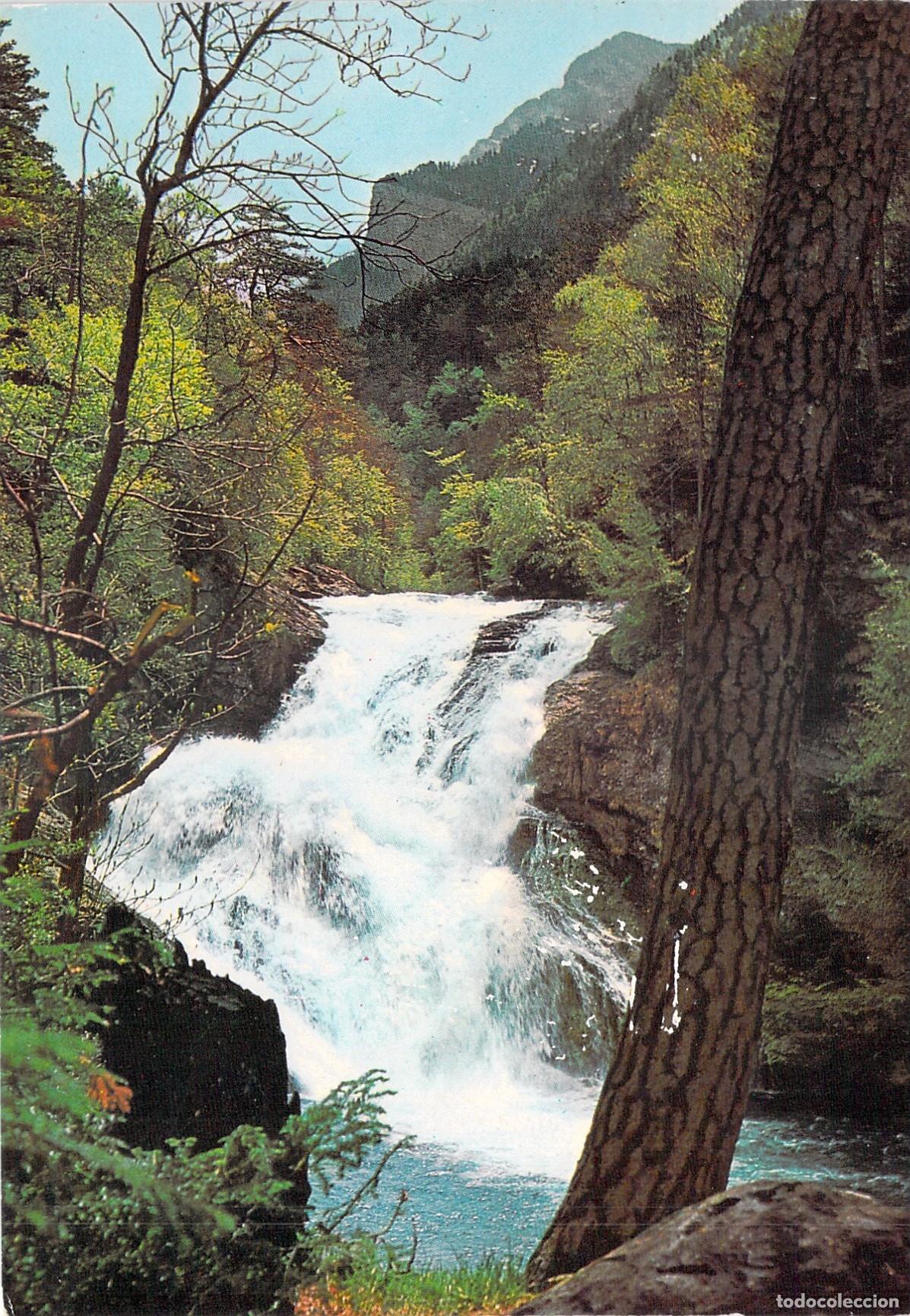 Postales: Postal Cascada Tamborretera en el Parque Nacional de Ordesa, Huesca