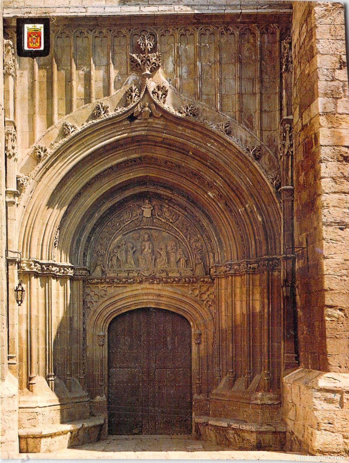 Postales: Postal de la Puerta del Perd&oacute;n en Daroca, Zaragoza