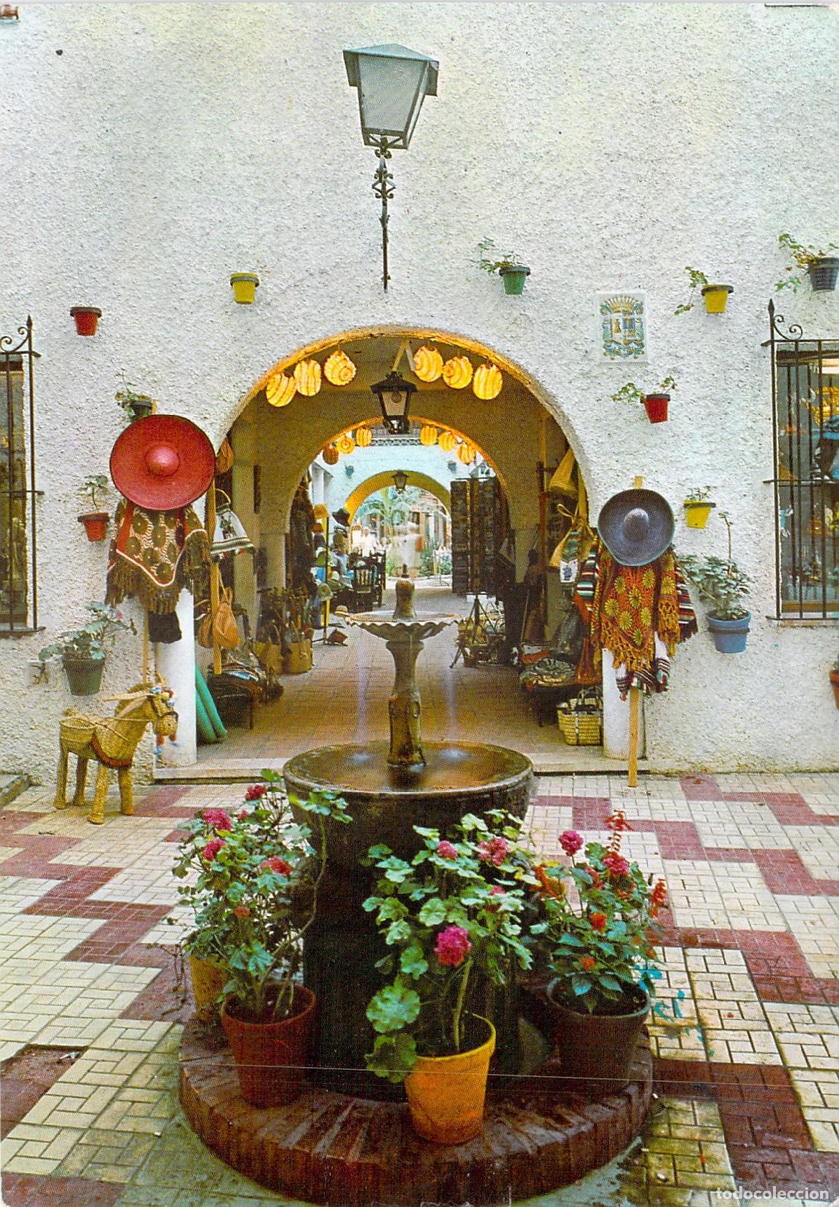 Postales: Postal Torremolinos Costa del Sol Rinc&oacute;n T&iacute;pico La Caseta