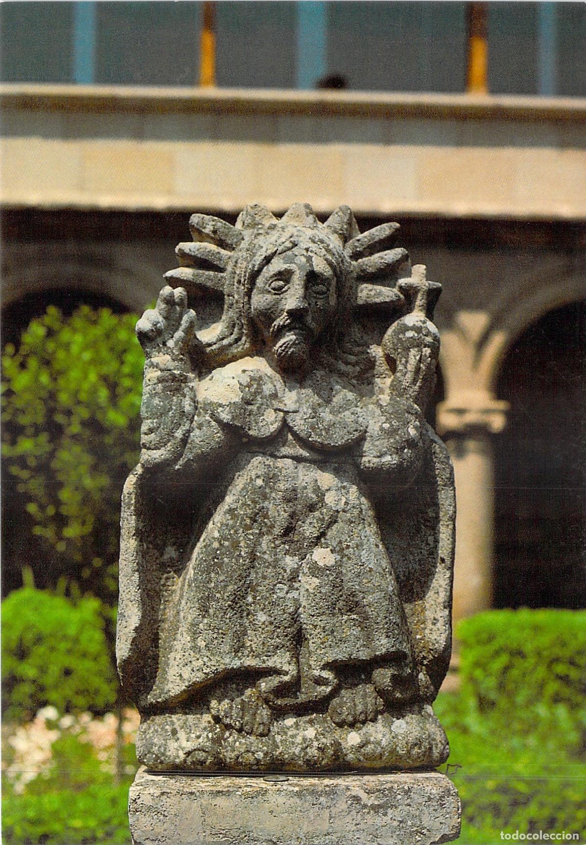 Postales: Postal Monasterio Cisterciense de Ferreira de Pant&oacute;n Lugo Divino Salvador