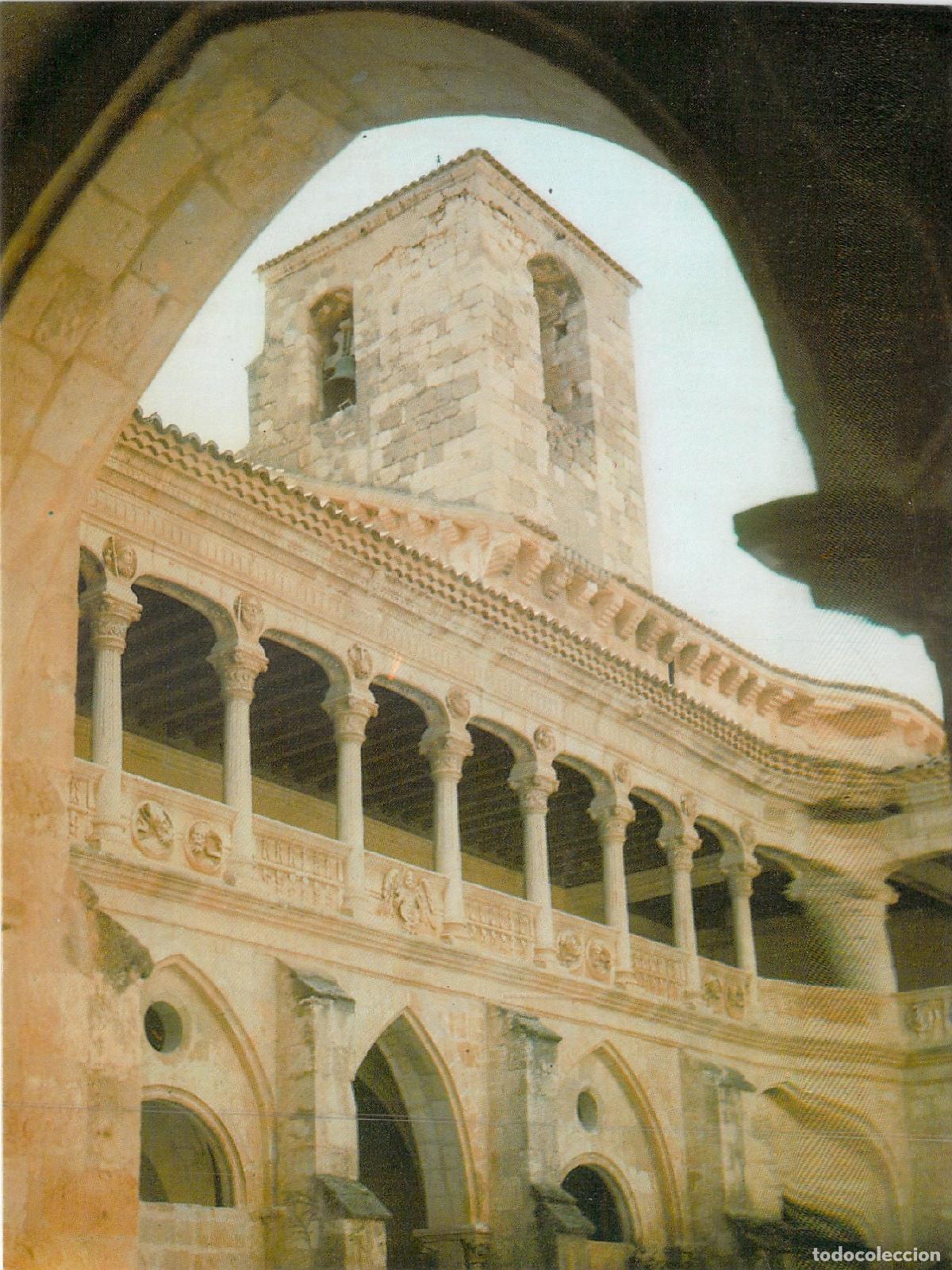 Postales: Postal Monasterio Cisterciense Santa Mar&iacute;a de Huerta Soria Claustro