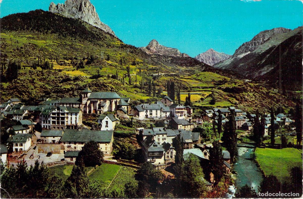 Postales: Postal Valle de Tena y Pe&ntilde;a Foratata, Huesca, Pirineos